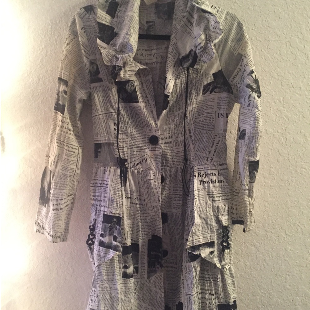Newspaper jacket